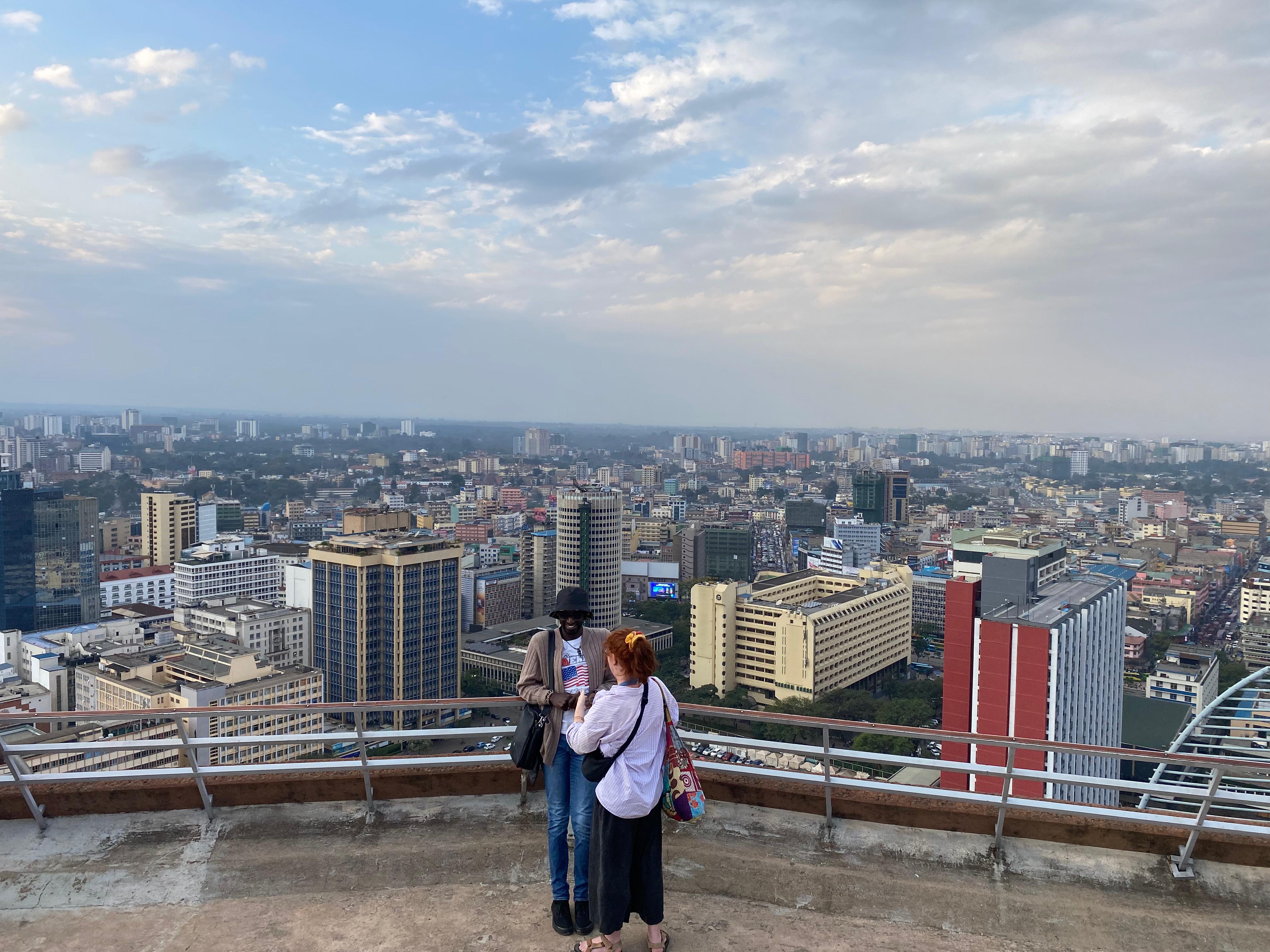 Nairobi city view from KICC - showcasing Kenya's modern development